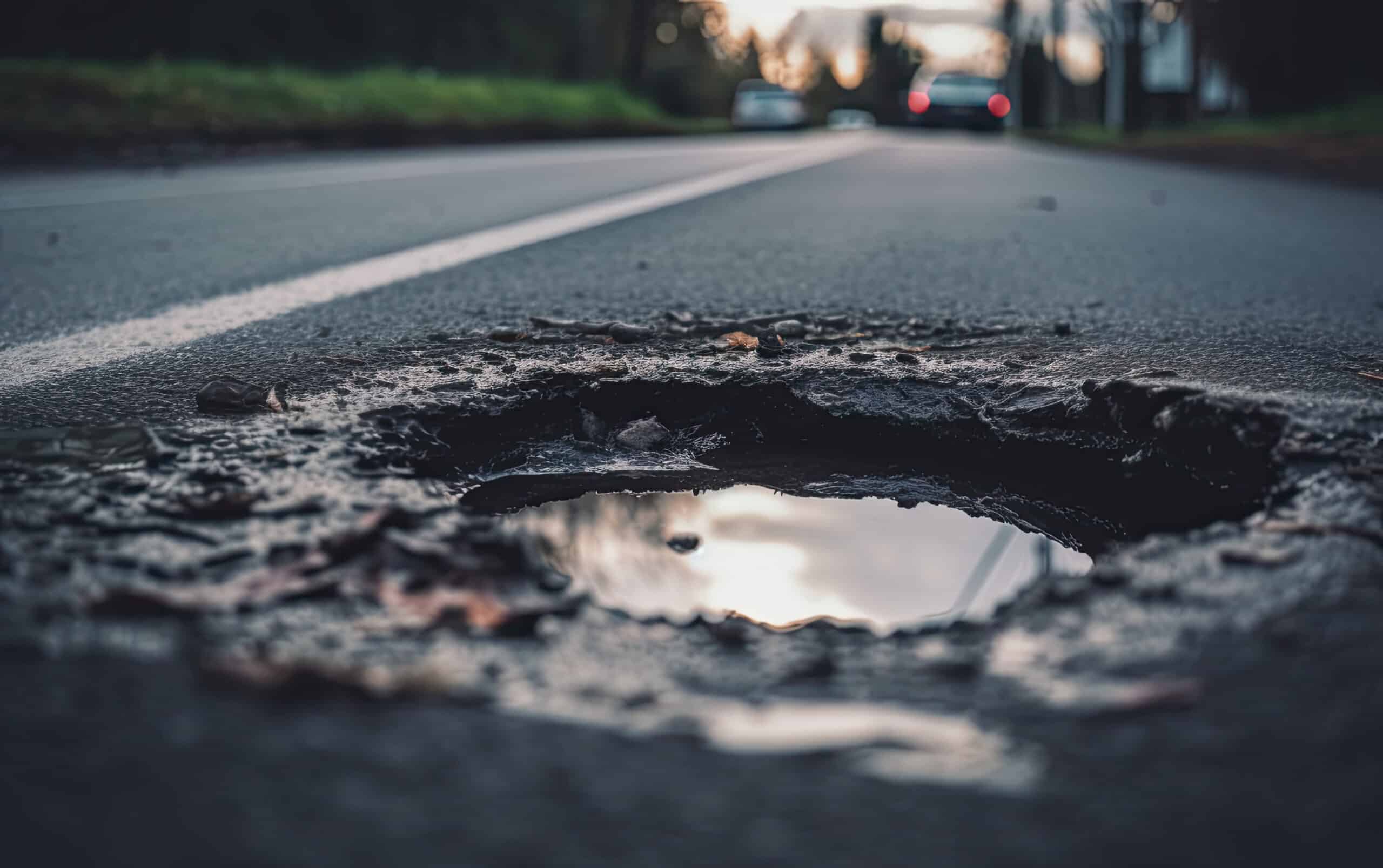 How Hitting a Pothole Can Damage Your Car
